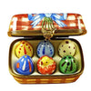 Easter Eggs with Chick limoges box Porcelain Limoges French Trinket Box