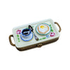 Egg And Coffee Delight Porcelain Limoges Food French Trinket Box