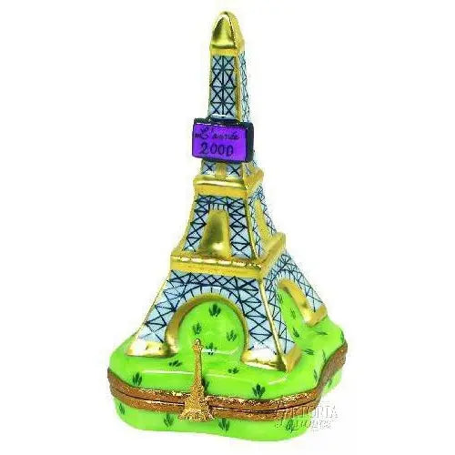 Eiffel Tower 2000 Porcelain Limoges Eiffel Tower France French Trinket Box