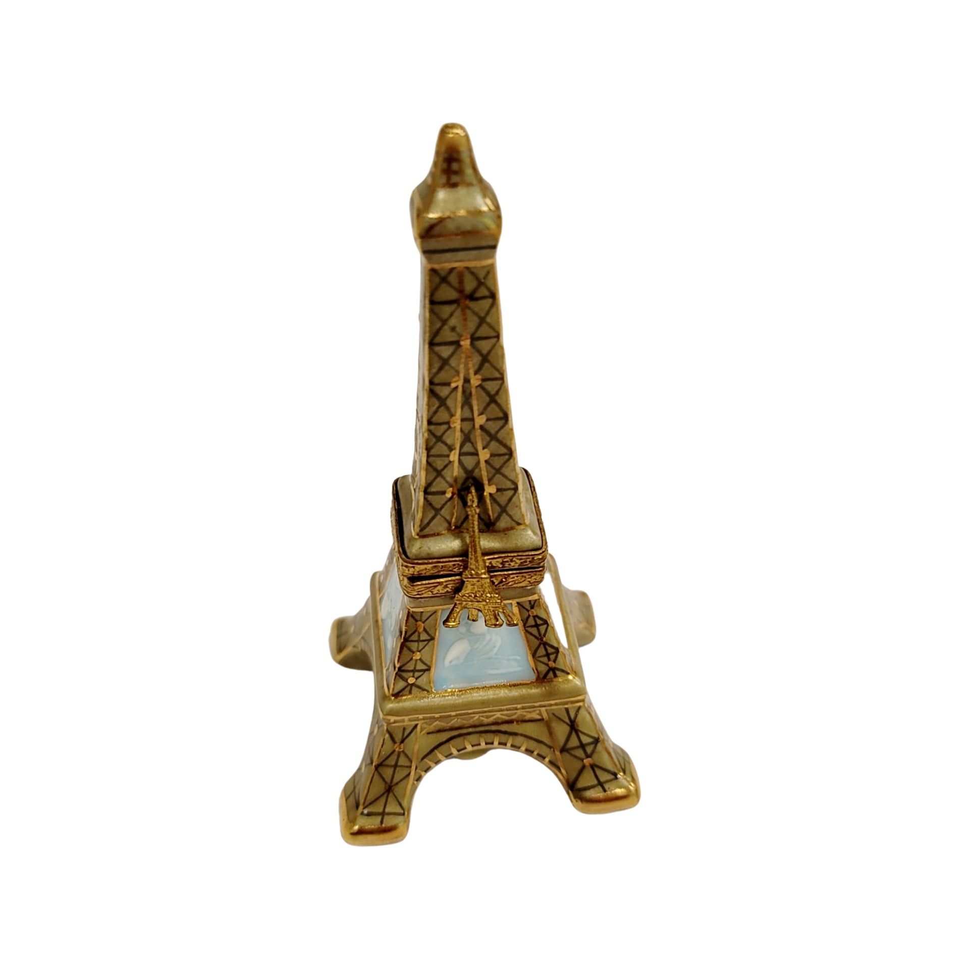 Eiffel Tower Gold Limoges Box Porcelain Limoges france LIMOGES BOXES French Trinket Box