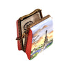 Eiffel Tower Paris Purse Box Porcelain Limoges france LIMOGES BOXES purse French Trinket Box