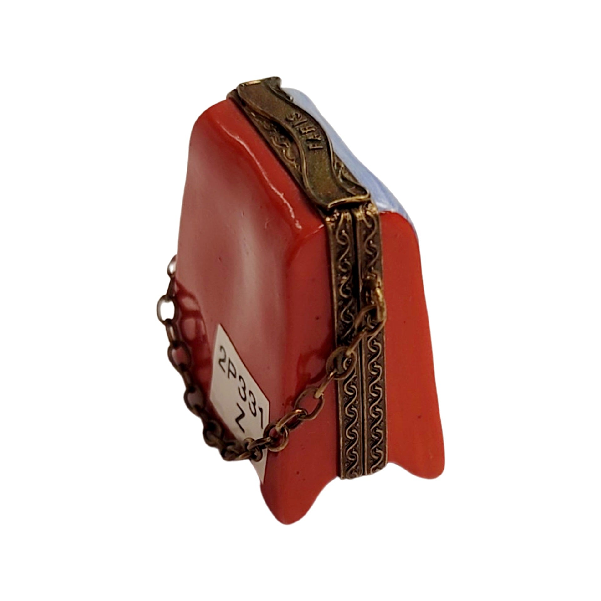 Eiffel Tower Paris Purse Box Porcelain Limoges france LIMOGES BOXES purse French Trinket Box