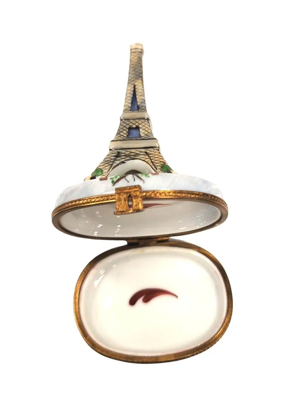Eiffel Tower on Blue Limoges Box Porcelain Figurine-france LIMOGES BOXES-CH3S184