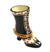 Elegant Black Boot Shoe Figurine Porcelain Limoges shoe figurine LIMOGES BOXES French Trinket Box