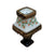 Elegant Black Table Lamp Figurine Porcelain Limoges furniture French Trinket Box