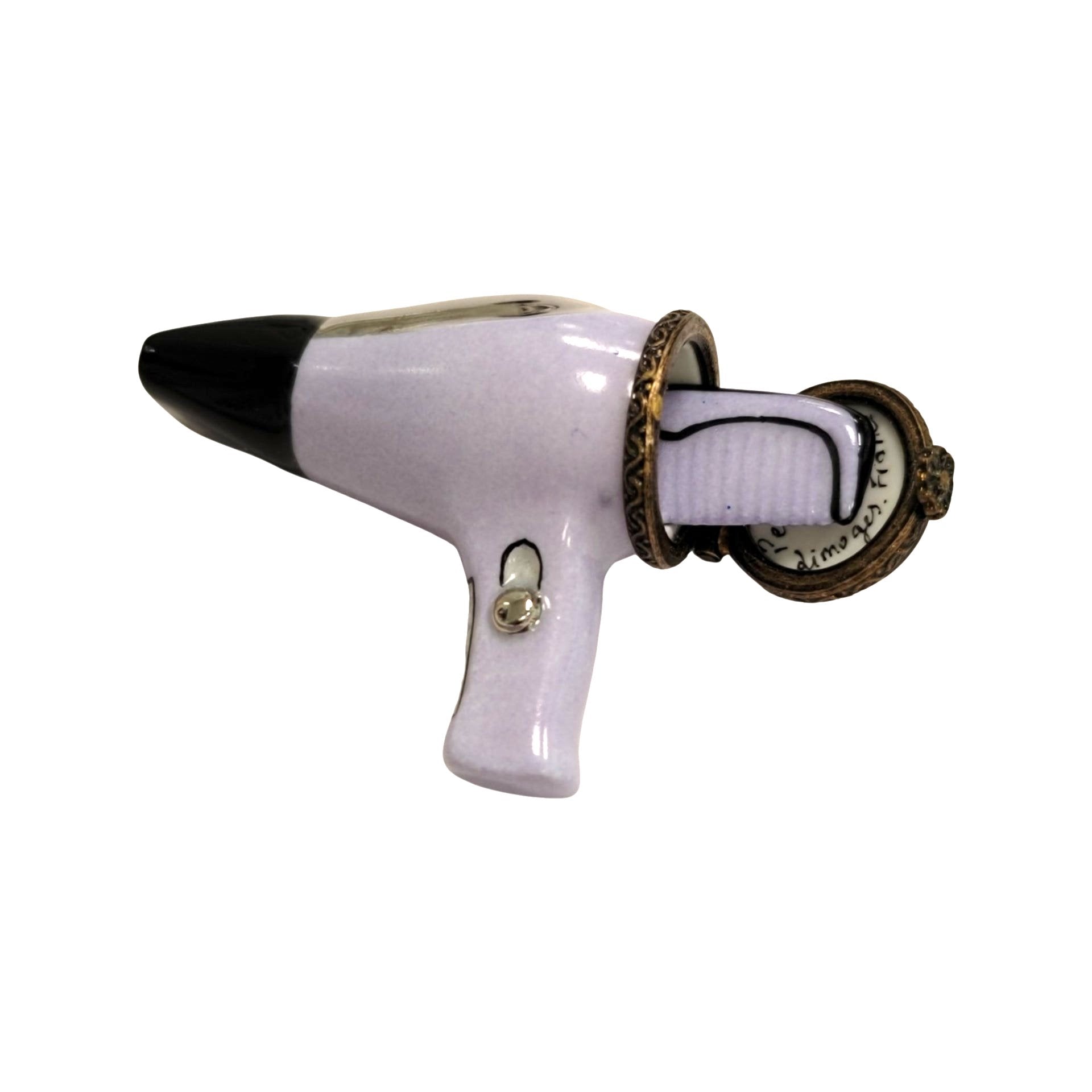 Elegant Blow Dryer Limoges Box Porcelain Limoges fashion home French Trinket Box