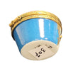 Elegant Blue Floral Limoges Box Porcelain Limoges LIMOGES BOXES traditional French Trinket Box