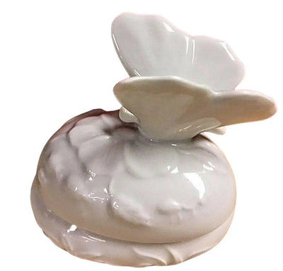 Elegant Butterfly Limoges Box Porcelain Limoges Butterfly French Trinket Box