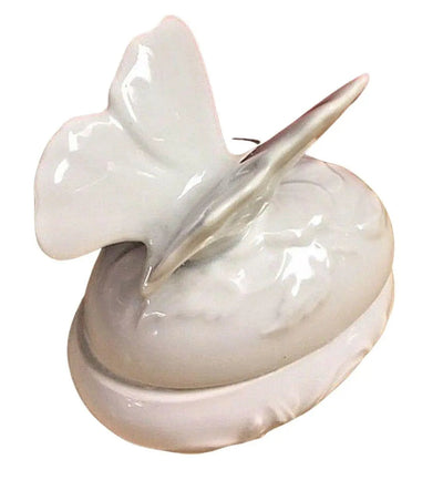 Elegant Butterfly Limoges Box Porcelain Limoges Butterfly French Trinket Box