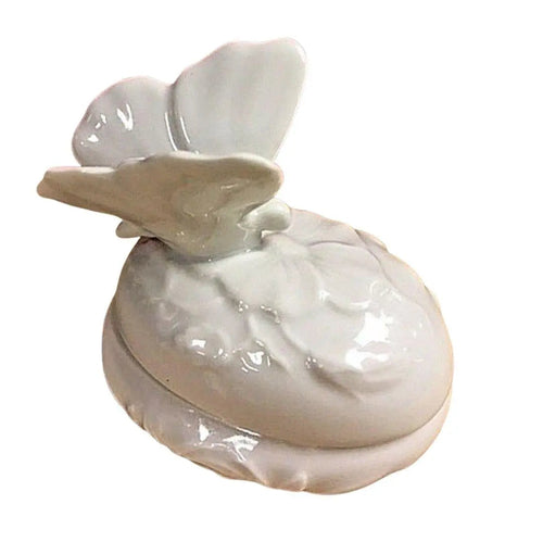Elegant Butterfly Limoges Box Porcelain Limoges Butterfly French Trinket Box