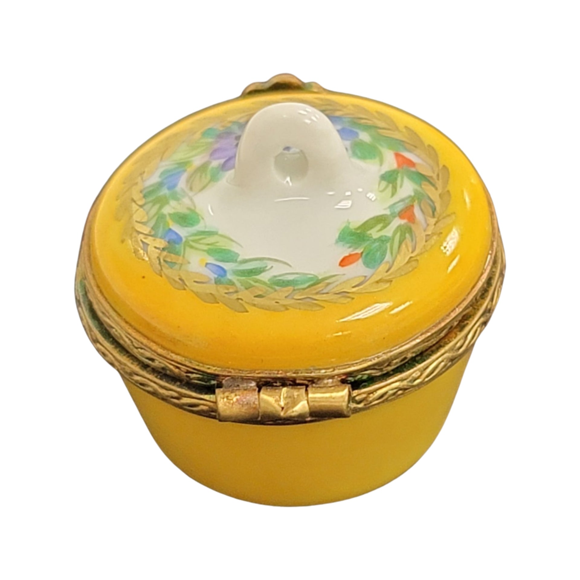 Elegant Floral Limoges Box Porcelain Limoges LIMOGES BOXES traditional French Trinket Box