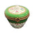 Elegant Green Crown Box Porcelain Limoges LIMOGES BOXES traditional French Trinket Box