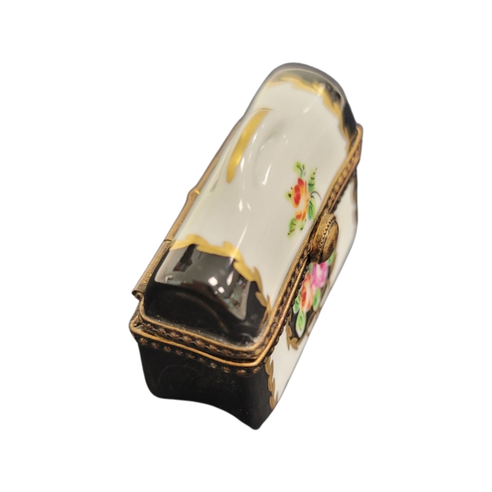 Elegant Handcrafted Limoges Chest Box Porcelain Limoges furniture French Trinket Box