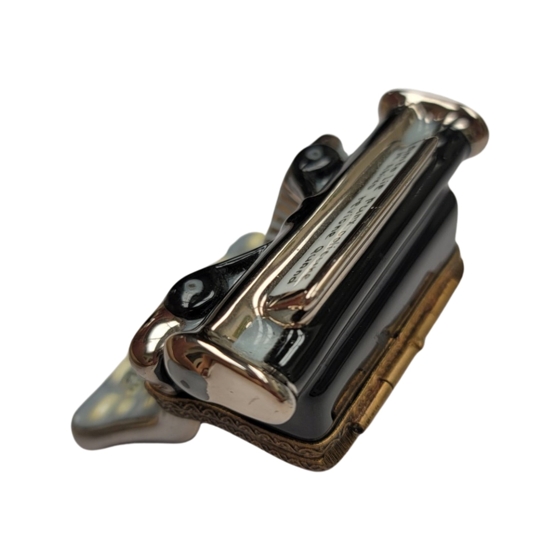 Elegant Limoges Black Typewriter Porcelain Limoges professional Limoges Box French Trinket Box