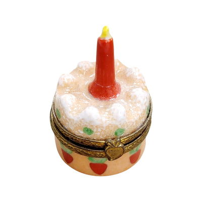 Elegant Limoges Cake Box Porcelain Limoges birthday Dessert French Trinket Box