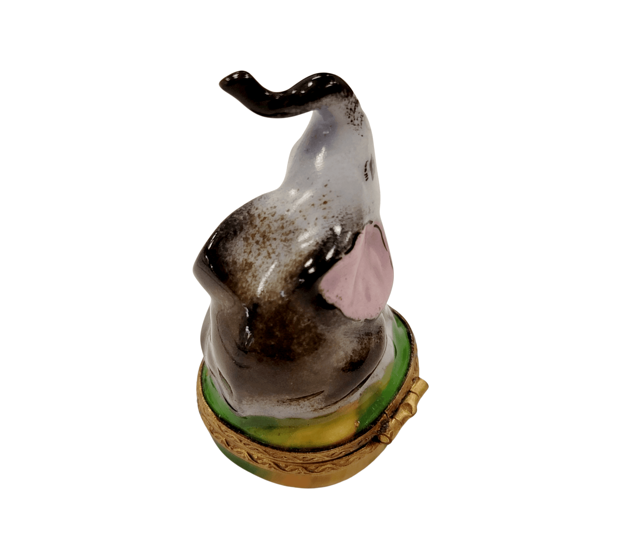 Elegant Limoges Elephant Figurine Porcelain Limoges wild animals limoges boxes French Trinket Box