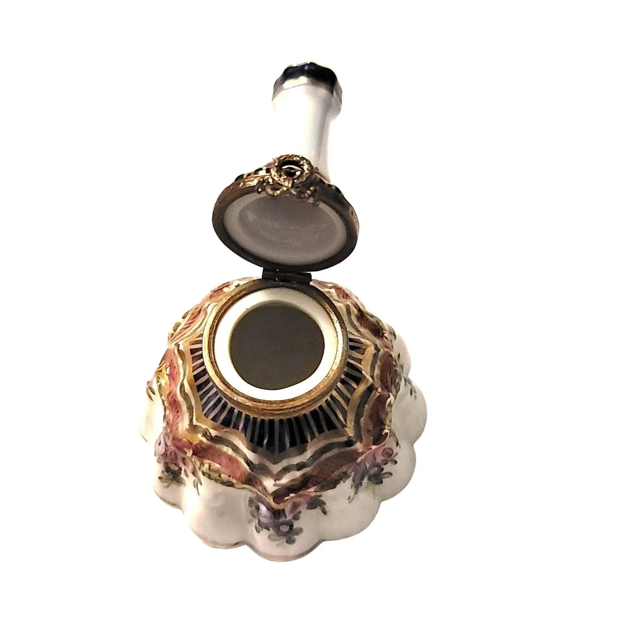 Elegant Limoges Handcrafted Bell Porcelain Limoges home traditional French Trinket Box