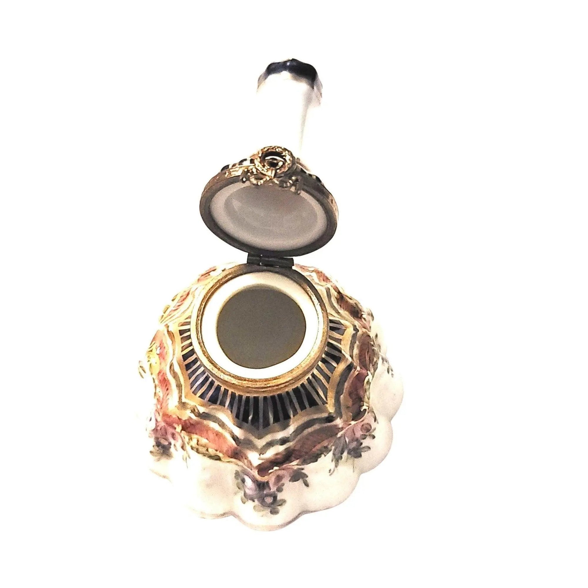 Elegant Limoges Handcrafted Bell Porcelain Limoges home traditional French Trinket Box