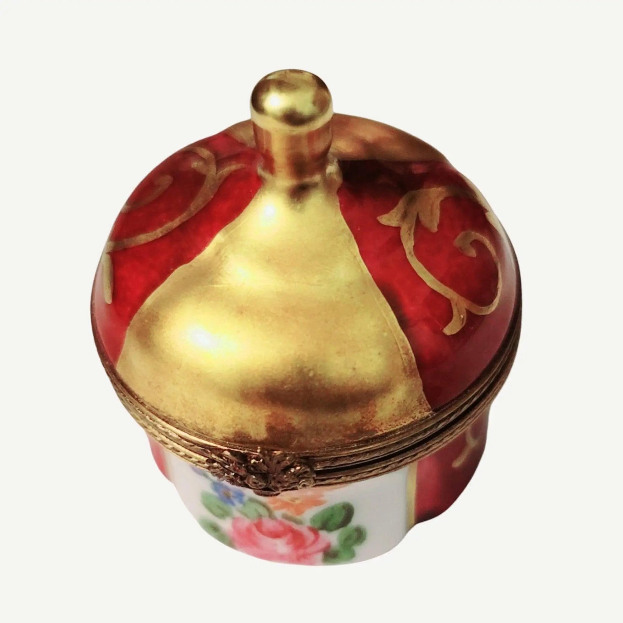 Elegant Limoges Perfume Trio Porcelain Limoges perfume French Trinket Box