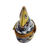 Elegant Limoges Sailboat Box Porcelain Limoges vehicle French Trinket Box