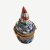 Elegant Limoges Sailboat Box Porcelain Limoges vehicle French Trinket Box