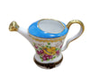 Elegant Limoges Watering Can Box Porcelain Limoges Limoges Box garden flowers frog French Trinket Box