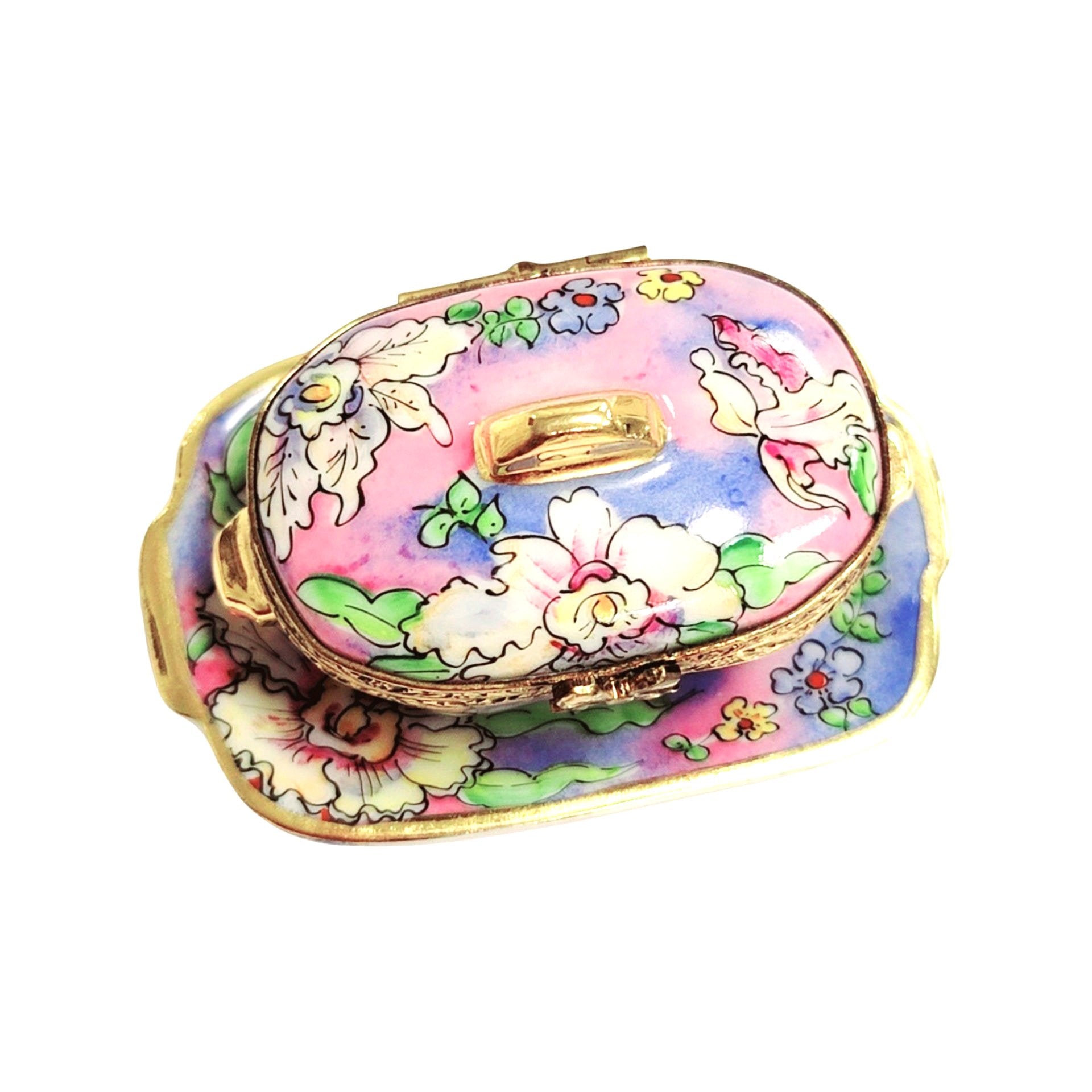 A thoughtful gift for Francophiles: the Purple Blue Soup Toureen with Tray Limoges box