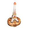 Elegant White Eiffel Tower Box Porcelain Limoges Limoges Imports Limoges Boxes French Trinket Box