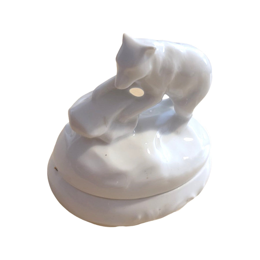 Enchanted Bear Limoges Box Porcelain Limoges Bear French Trinket Box