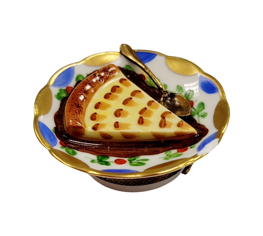 Exquisite Apple Pie Limoges Box Porcelain Limoges Dessert French Trinket Box