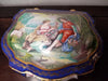Exquisite Blue Limoges Jewelry Box Porcelain Limoges Jewelry Love Valentine French Trinket Box