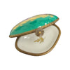 Exquisite Green Floral Limoges Box Porcelain Limoges LIMOGES BOXES traditional French Trinket Box