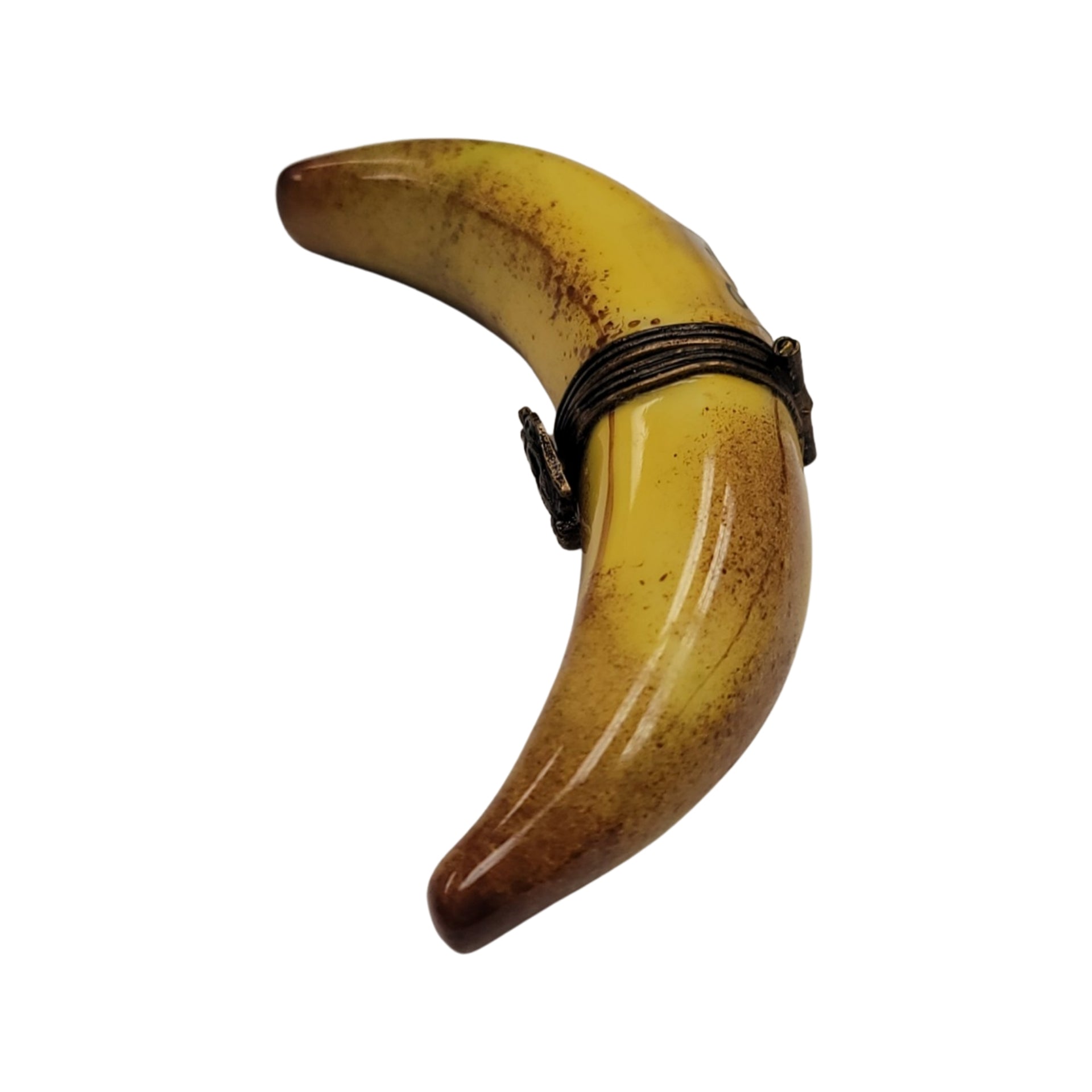 Exquisite Limoges Banana Figurine Porcelain Limoges fruit vegetables French Trinket Box