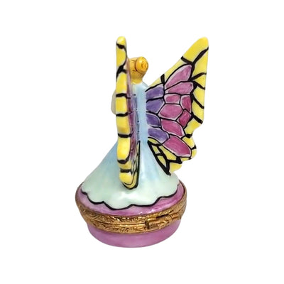 Fairy Mystical Porcelain Limoges fairy myth baby gift French Trinket Box
