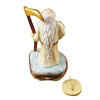 Father Time limoges box Porcelain Limoges French Trinket Box