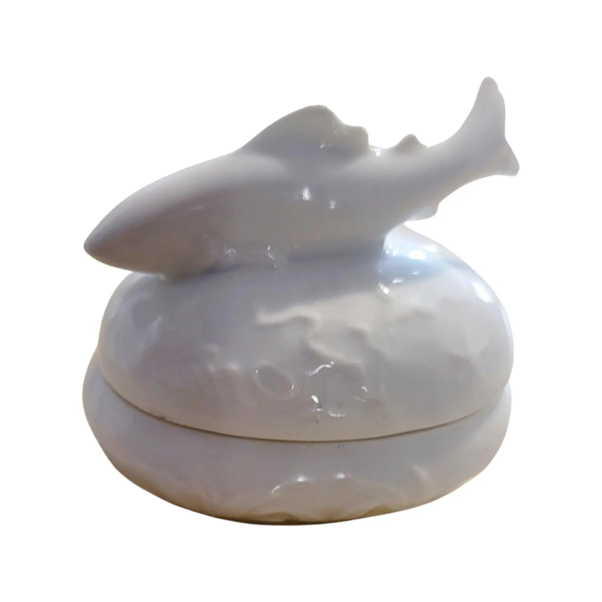 Fish Swimming Limoges Box Porcelain Limoges ocean beach LIMOGES BOXES French Trinket Box