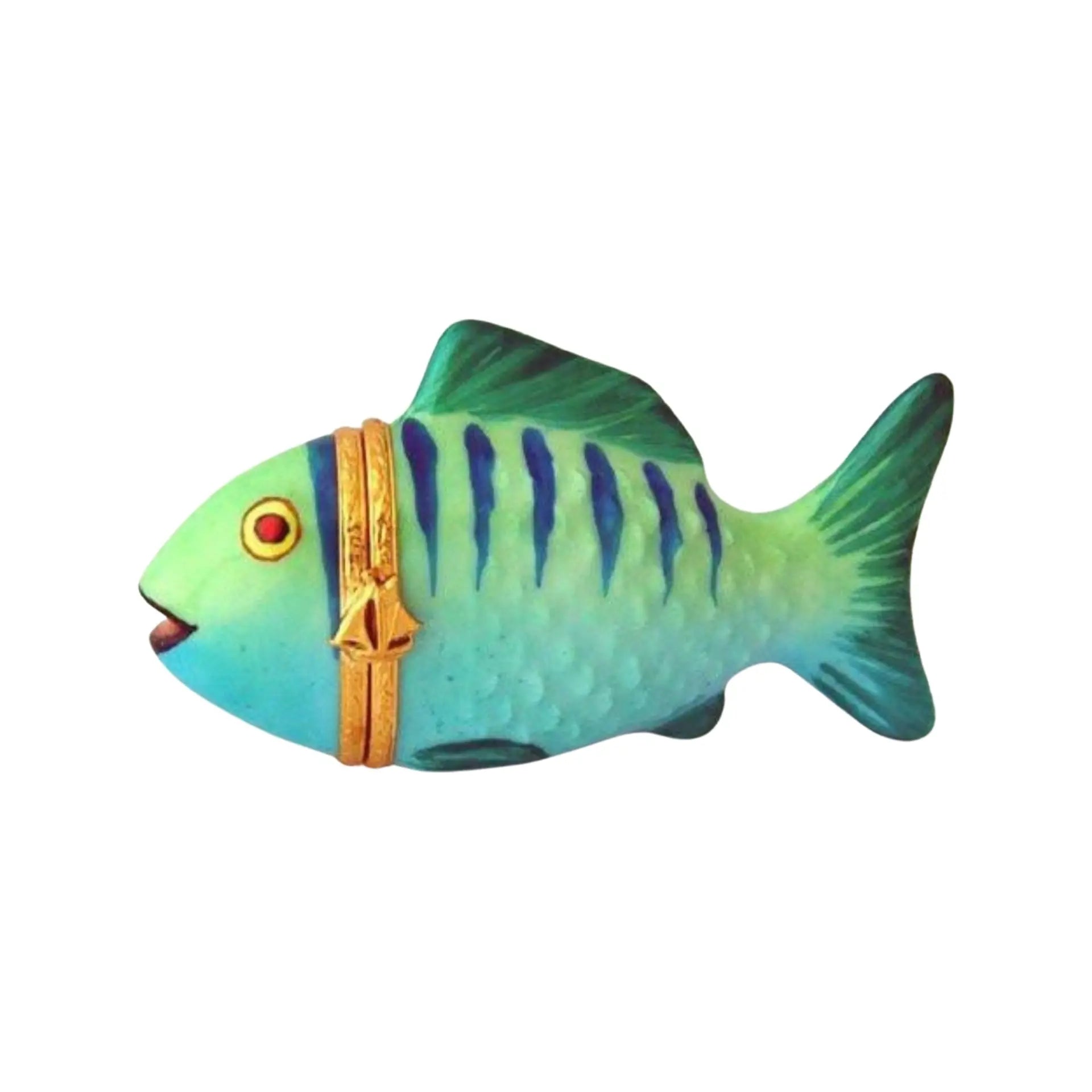 Fish Porcelain Limoges Fish French Trinket Box