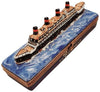 Floating Titanic Limoges Box Porcelain Limoges vehicle boats French Trinket Box