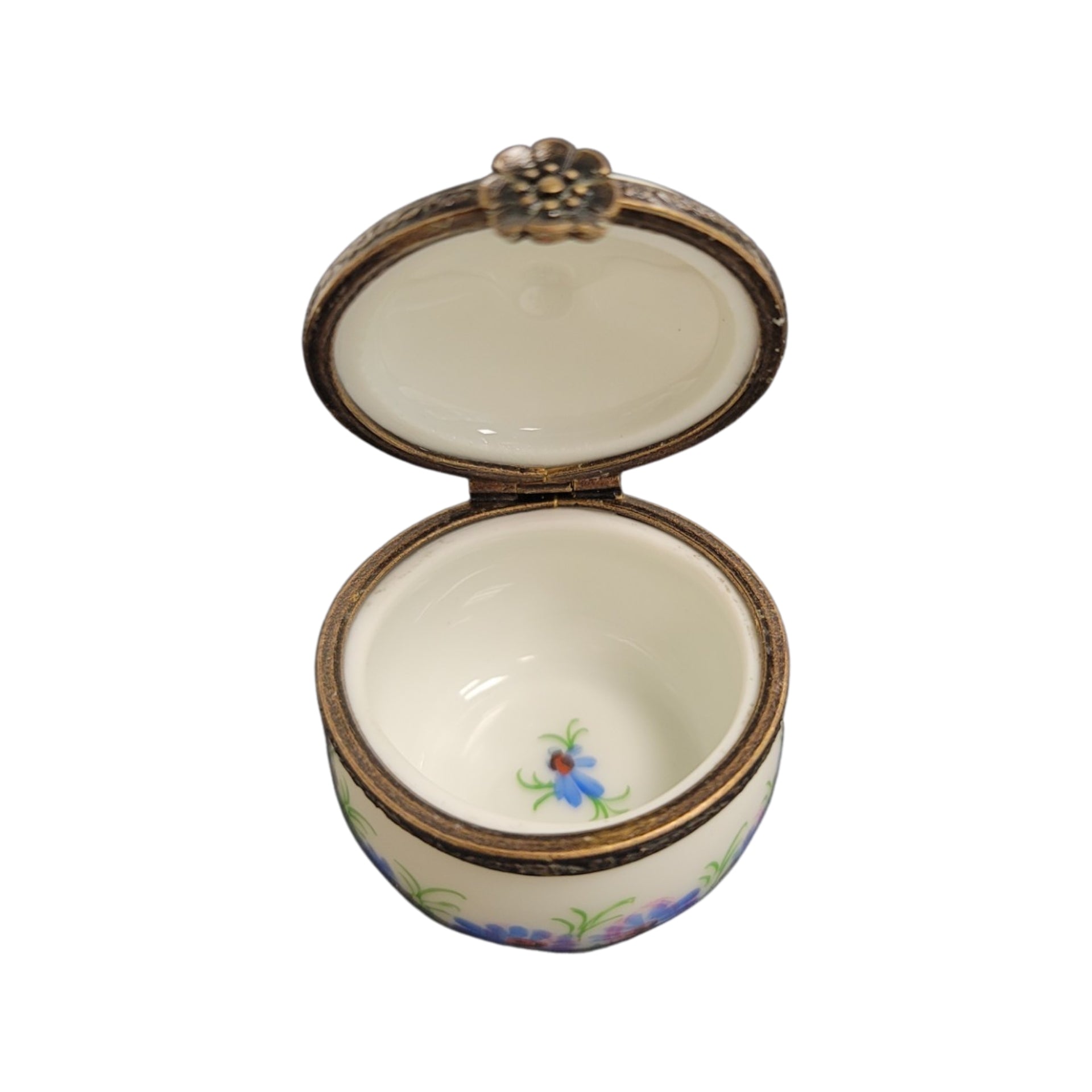 Floral Elegance Limoges Box Porcelain Limoges LIMOGES BOXES traditional French Trinket Box