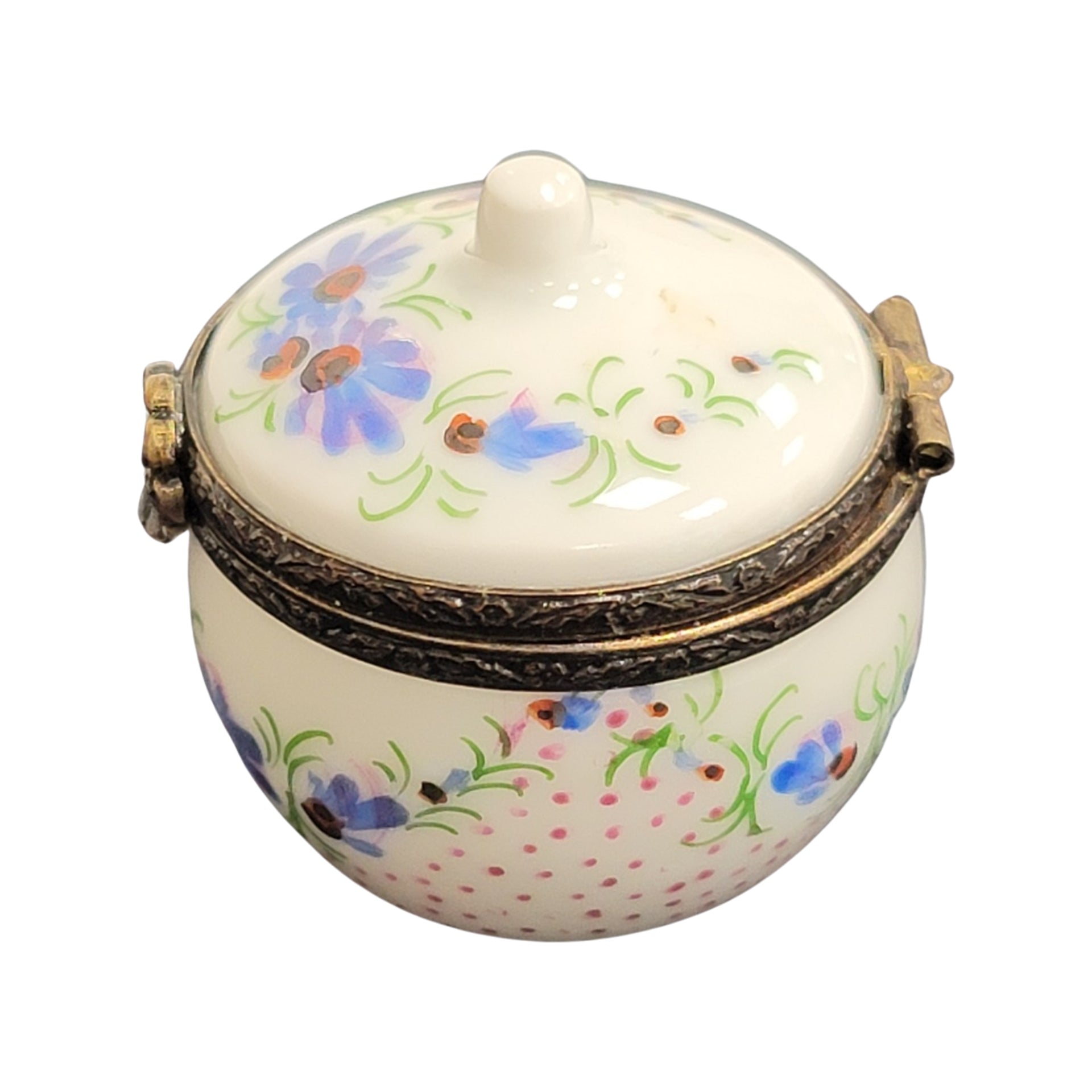 Floral Elegance Limoges Box Porcelain Limoges LIMOGES BOXES traditional French Trinket Box