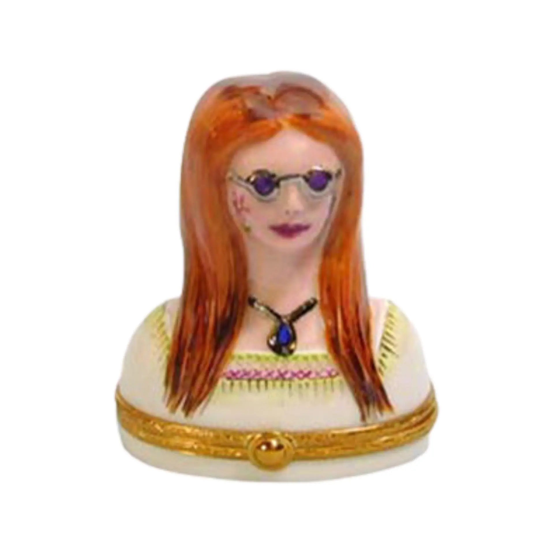 Flower Child Peace Garden USA Porcelain Limoges united states special occasions French Trinket Box