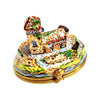 Fortified Castle Limoges Box Porcelain Limoges monuments French Trinket Box