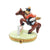 Fox Hunt Horse Jockey Porcelain Limoges horse farm animals French Trinket Box