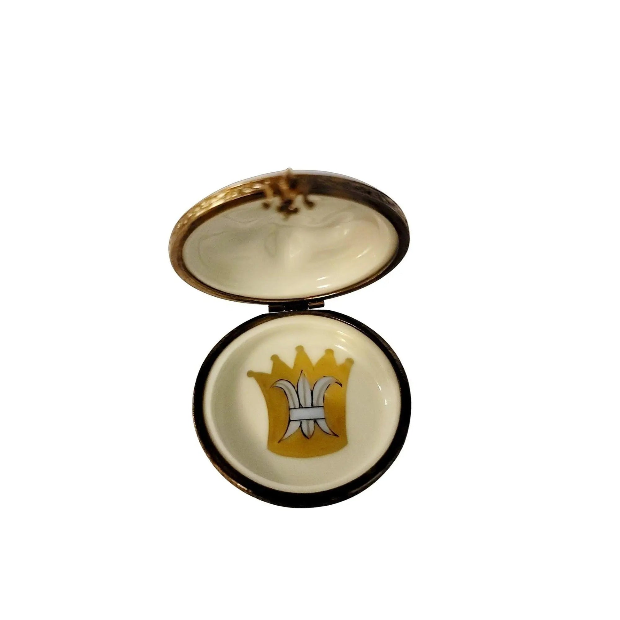 French Fleur Porcelain Box Porcelain Limoges French Trinket Box