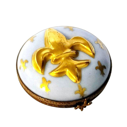 French Fleur Porcelain Box Porcelain Limoges French Trinket Box