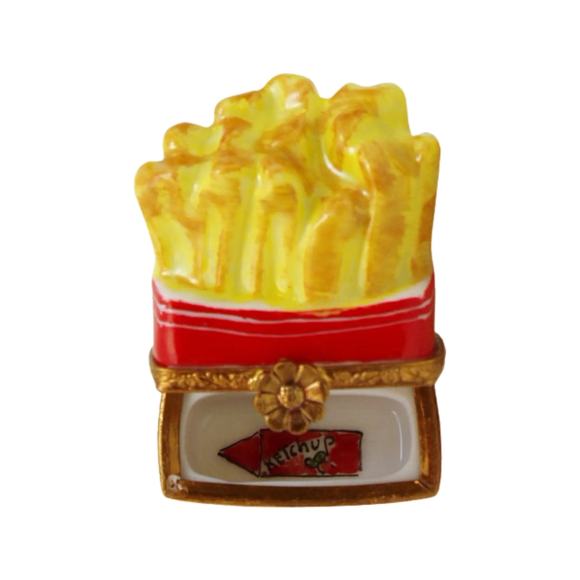 French Fries Porcelain Limoges Food French Trinket Box