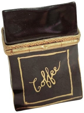 French Roast Coffee Limoges Box Porcelain Limoges Food Home French Trinket Box