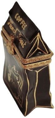 French Roast Coffee Limoges Box Porcelain Limoges Food Home French Trinket Box