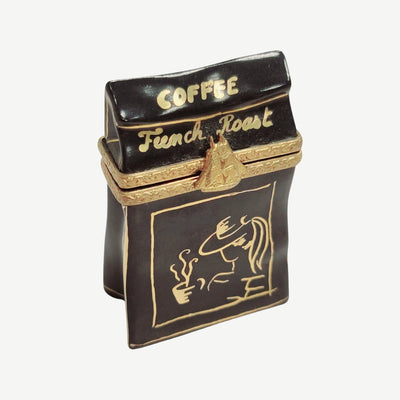 French Roast Coffee Limoges Box Porcelain Limoges Food Home French Trinket Box
