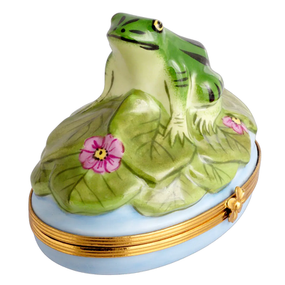 Frog Porcelain Limoges Turtle Frogs French Trinket Box